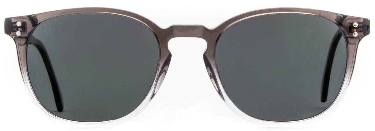 Alexander Daas Milan 51 Gray Gradient sunglasses | Gray Polarized AR Coated Lenses